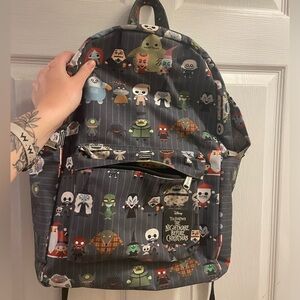 Loungefly nightmare before Christmas backpack book bag